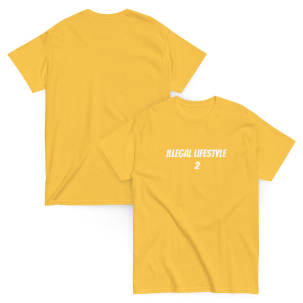 Illegal Lifestyle 2 Retro Unisex tee - Image 3